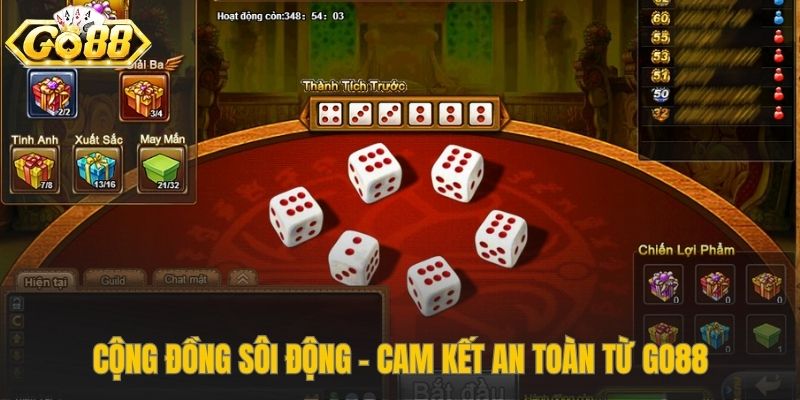 Môi trường giải trí an toàn cùng cộng đồng náo nhiệt