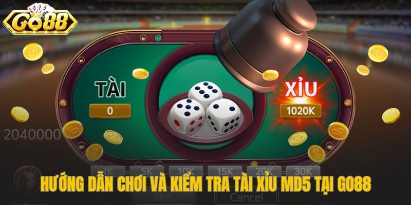 Các bước thực tế để kiểm tra game tài xỉu MD5
