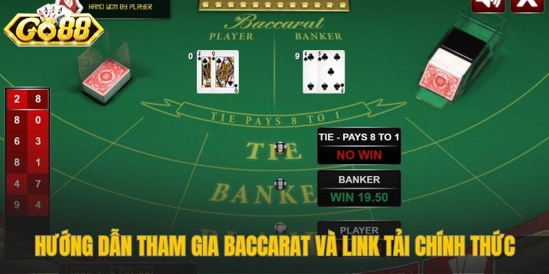 Hướng dẫn các bước tham gia baccarat live Go88 nhanh chóng